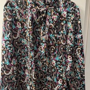 Ann Taylor Multicolor Patterned Blouse